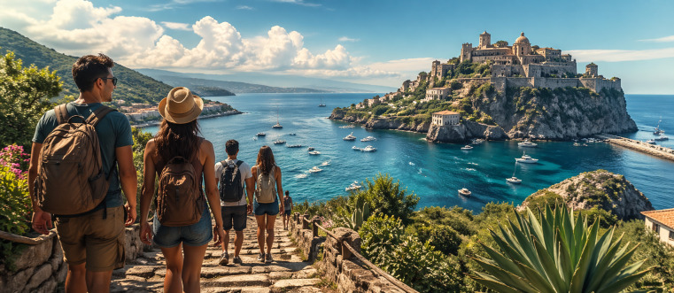 GroupTrippy travel collage